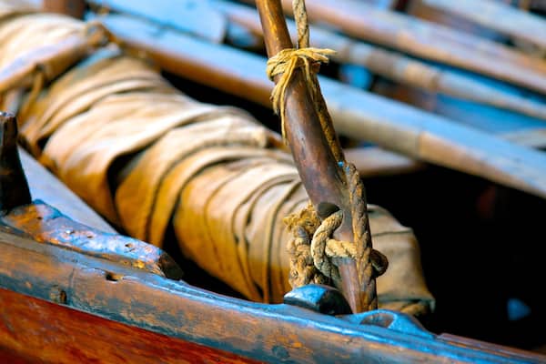 Musée norvégien de la Marine montrant vues intérieures