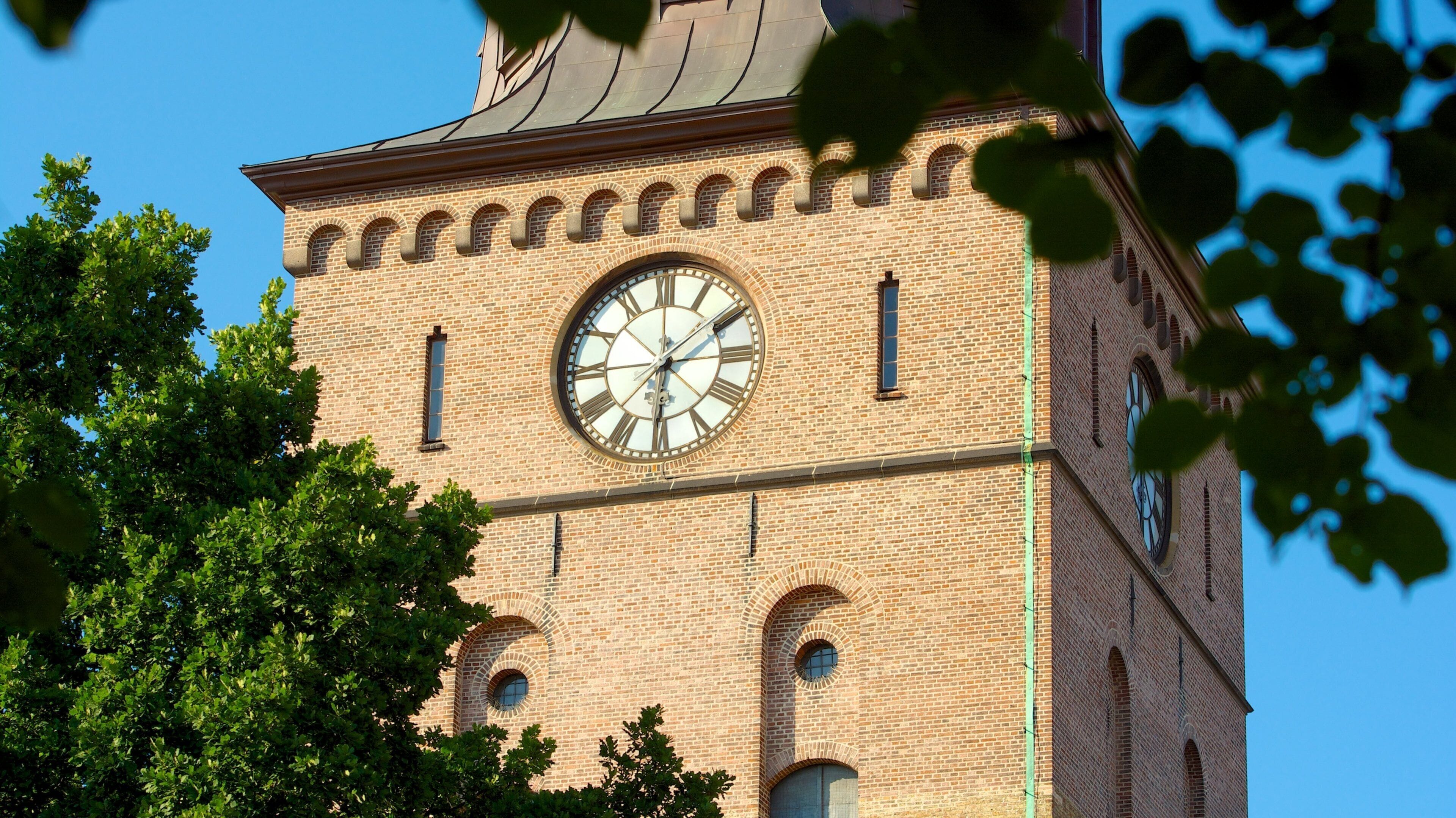 Oslo Cathedral featuring heritage architecture and a church or cathedral