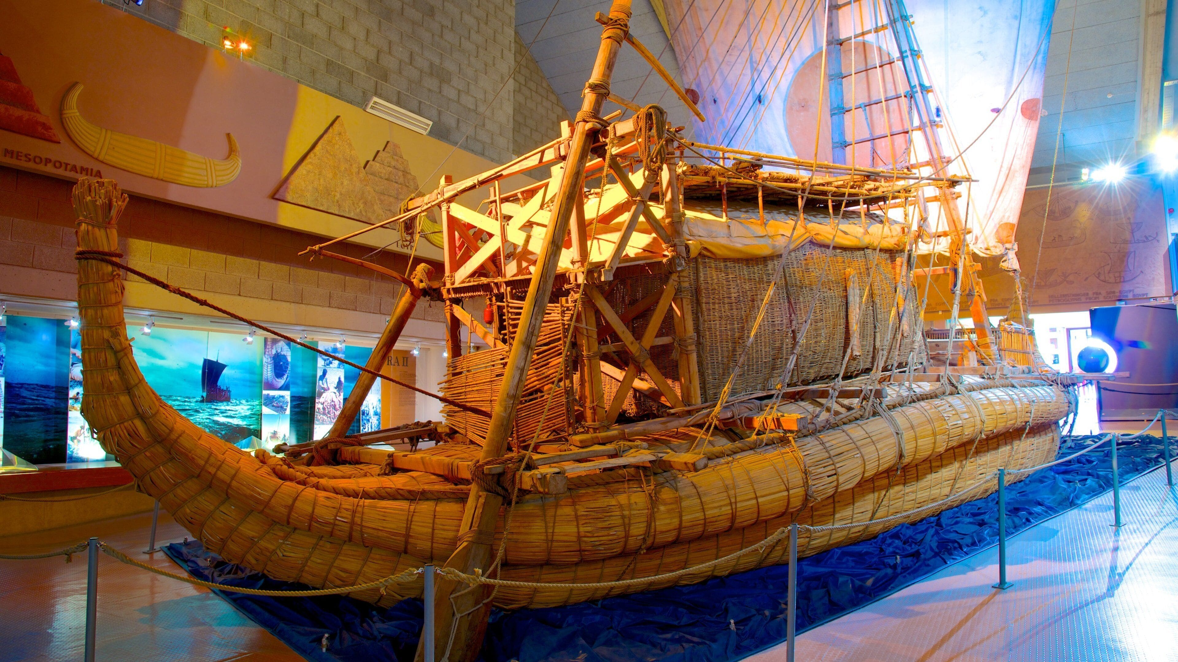 Kon Tiki Museum featuring interior views