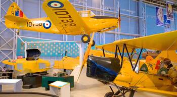 Canada Aviation and Space Museum featuring interior views and aircraft