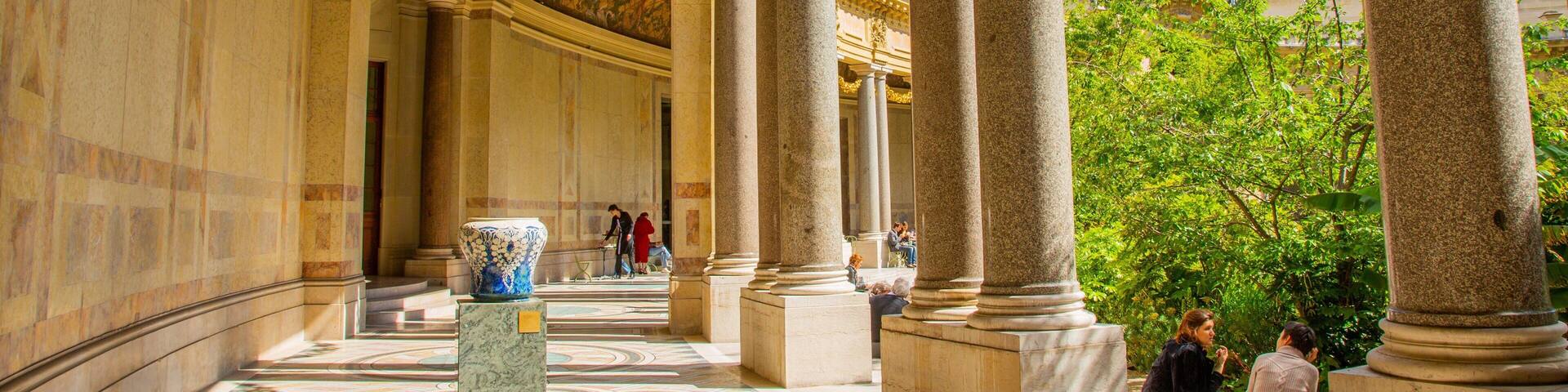 Petit Palais featuring heritage elements as well as a couple