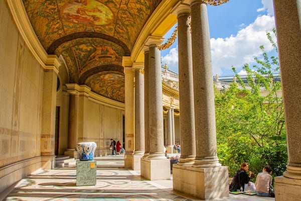 Petit Palais featuring heritage elements as well as a couple