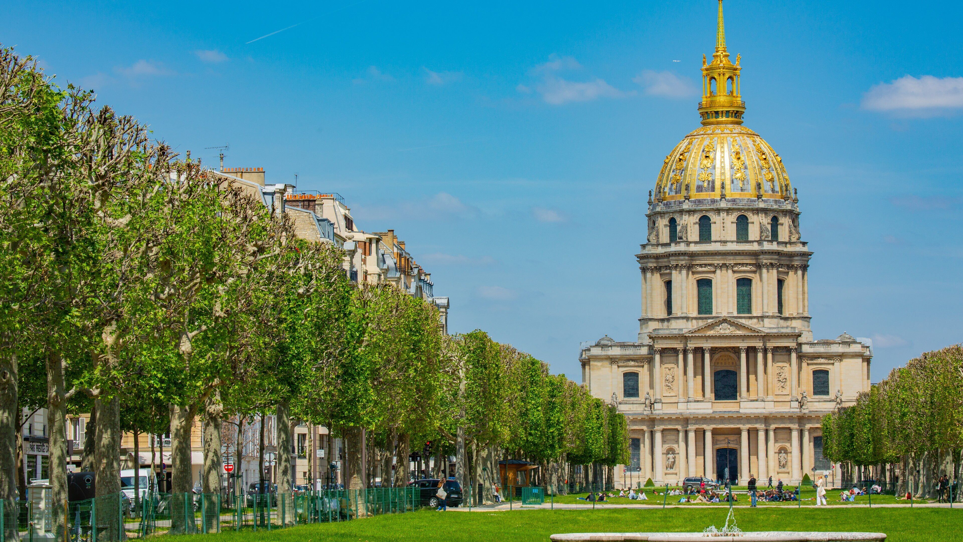 Les Invalides das einen historische Architektur