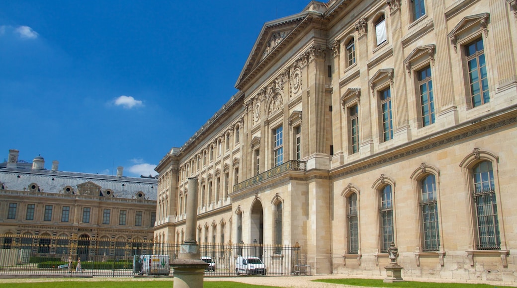 Louvre Museum which includes heritage architecture and heritage elements