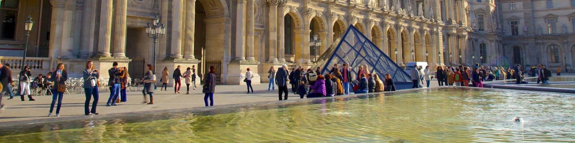 Paris City Centre which includes a fountain, street scenes and heritage architecture