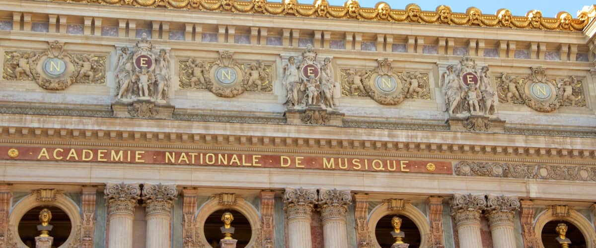 Palais Garnier which includes heritage architecture and heritage elements