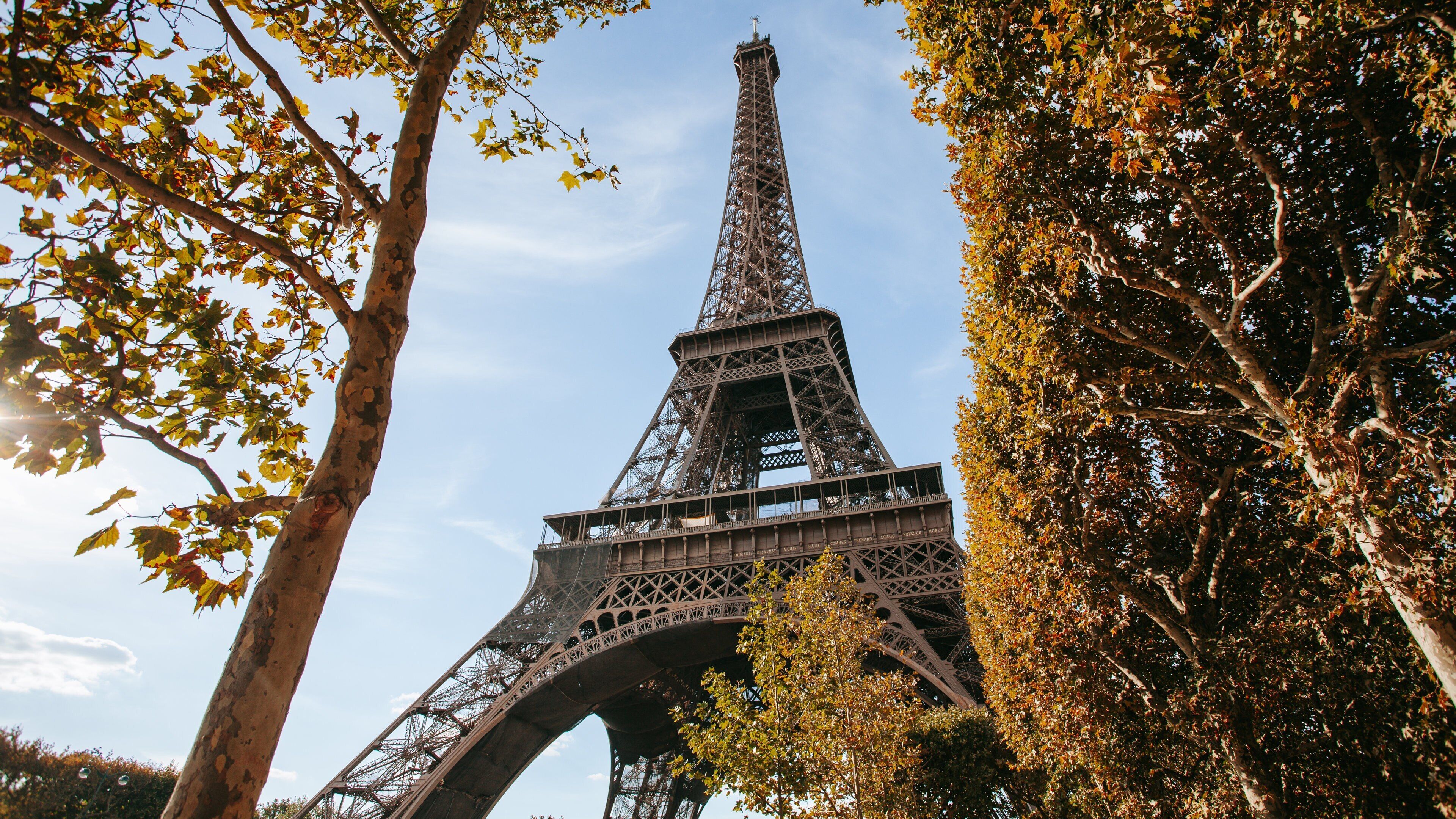 Eiffel Tower featuring a monument