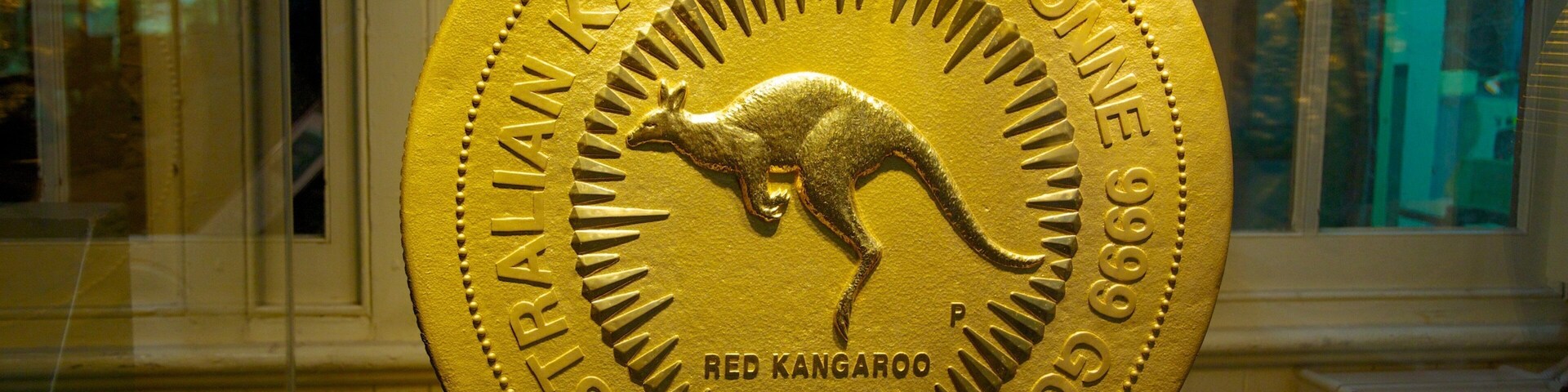 Perth Mint caracterizando sinalização e vistas internas