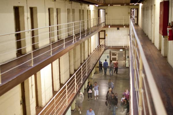 Fremantle Prison featuring interior views