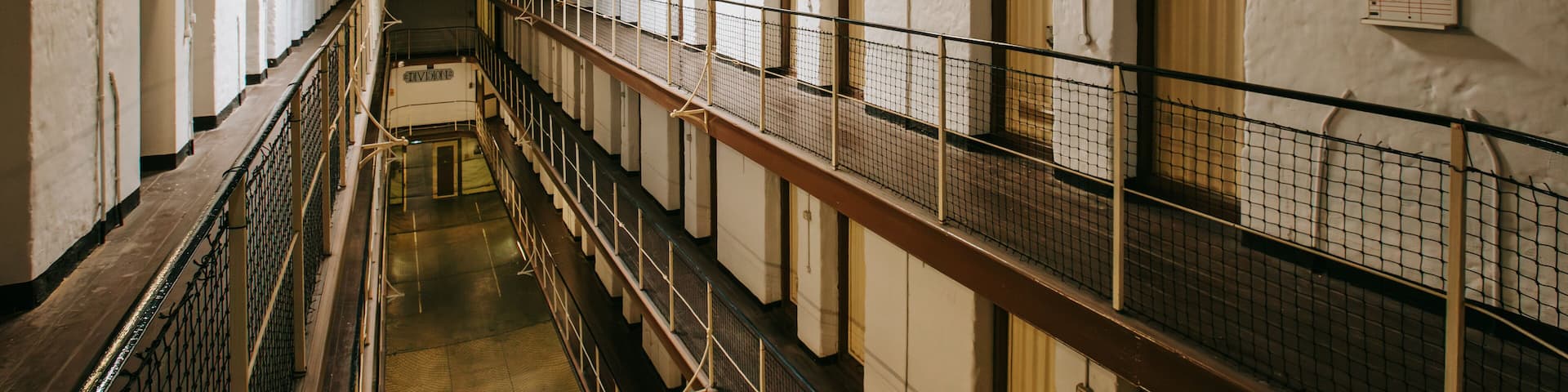 Fremantle Prison showing interior views and heritage elements