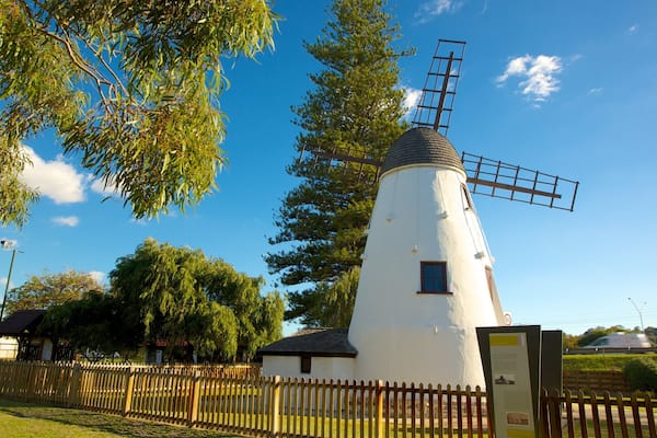 Old Mill which includes a windmill and heritage architecture