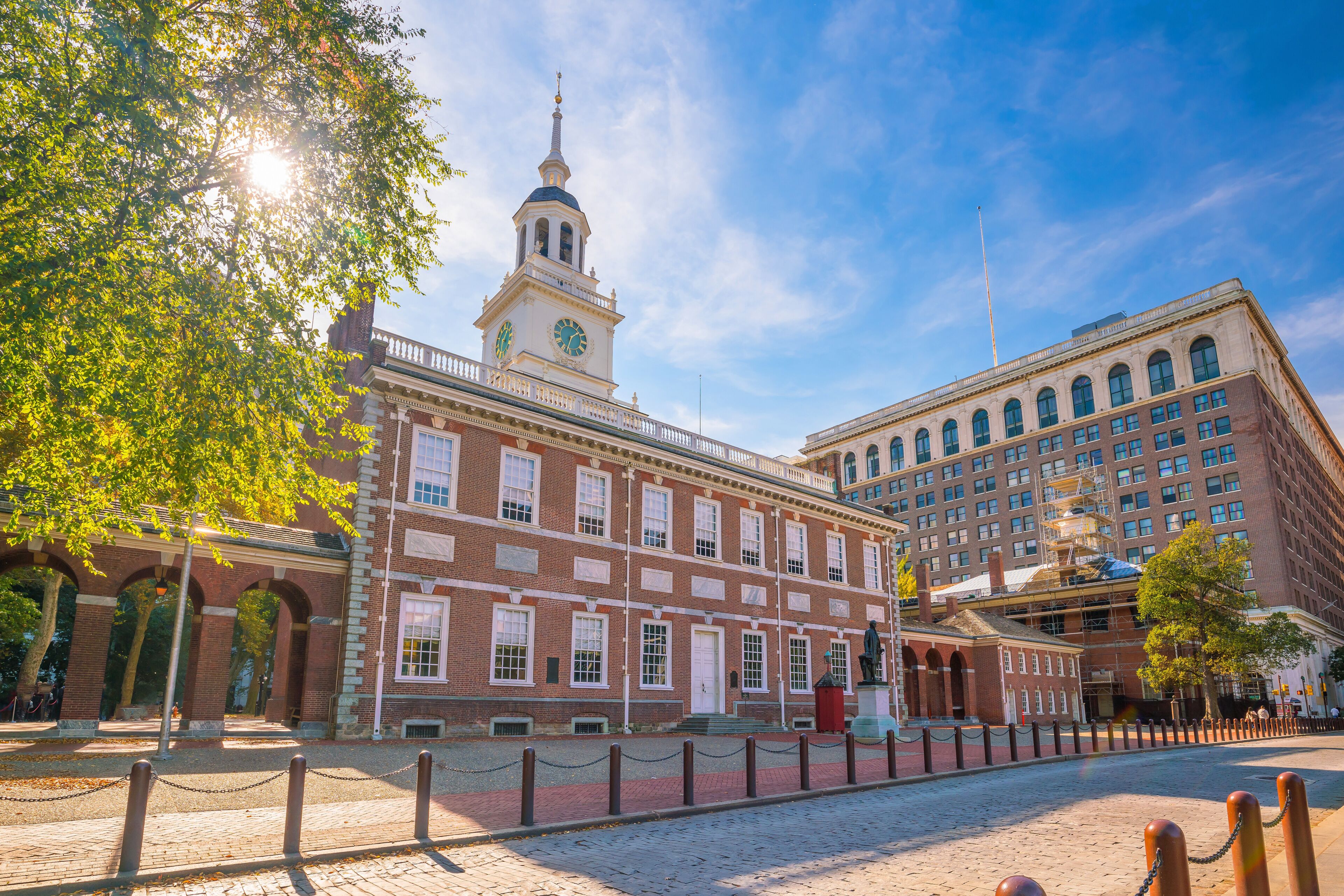 Independence Hall in Philadelphia, Pennsylvania USA