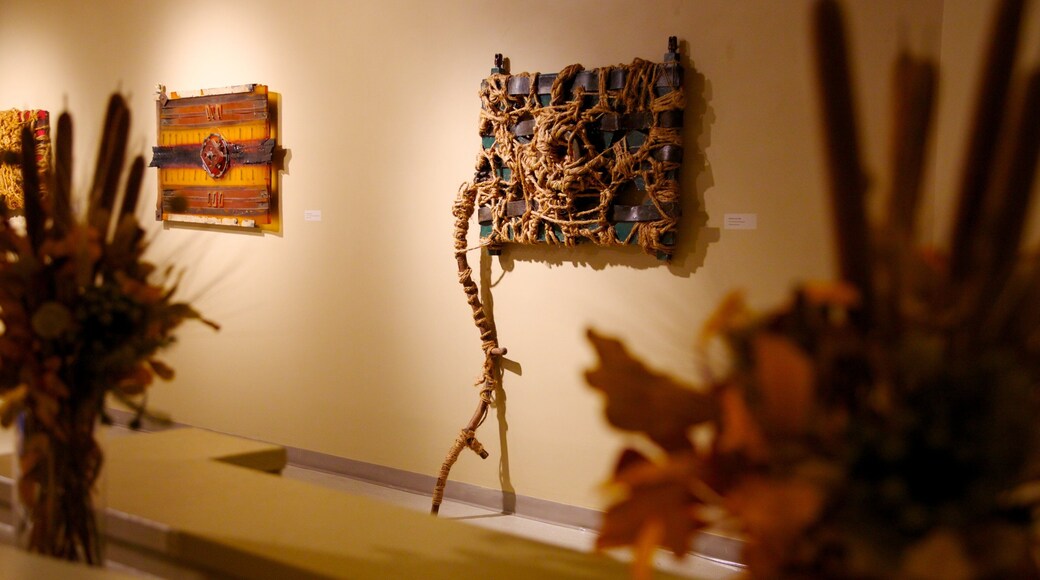 Display of unique artistic pieces at the African American Museum in Philadelphia showcasing cultural heritage