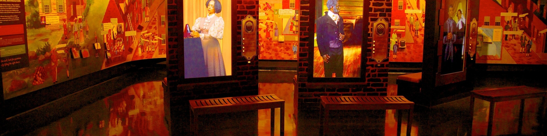 African American Museum mostrando vistas internas