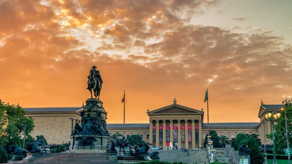 Museum of Art in Philadelphia, USA