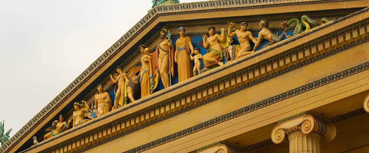 Philadelphia Museum of Art showcases classical architecture and vibrant sculptures in an iconic cultural landmark