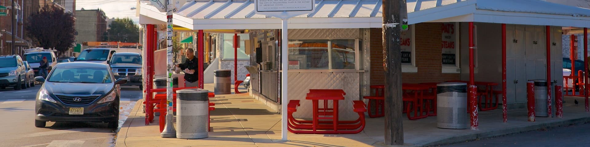 Marché Italien montrant scÚnes de café, scÚnes de rue et signalisation