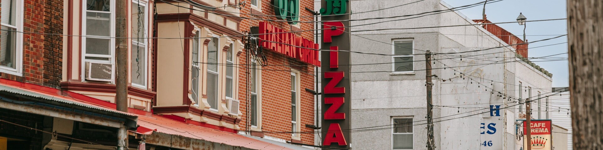 Italian Market featuring signage