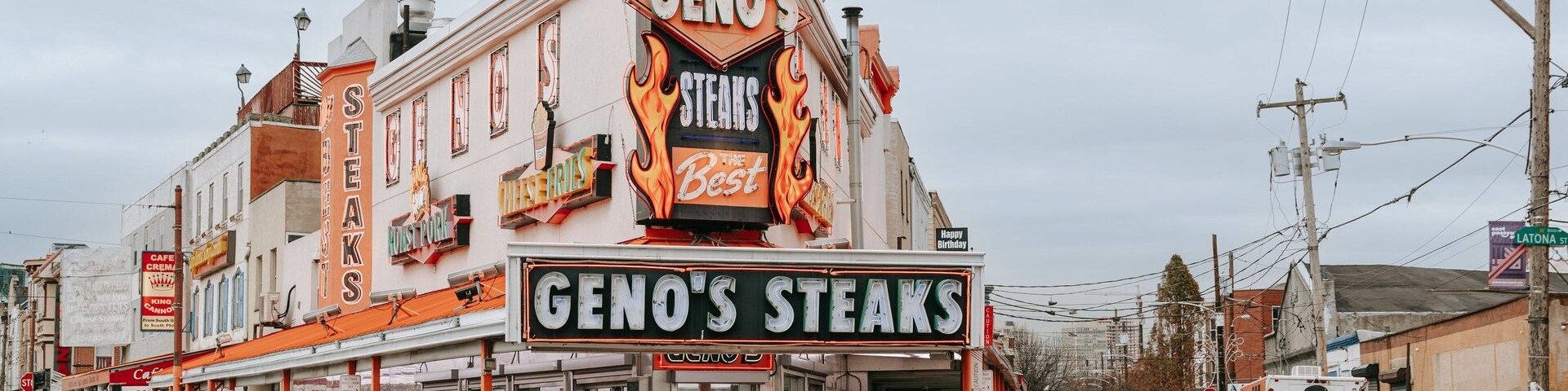 Italian Market featuring signage