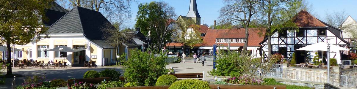 Bad Sassendorf – Blick vom Kaisergarten zum Sälzerplatz