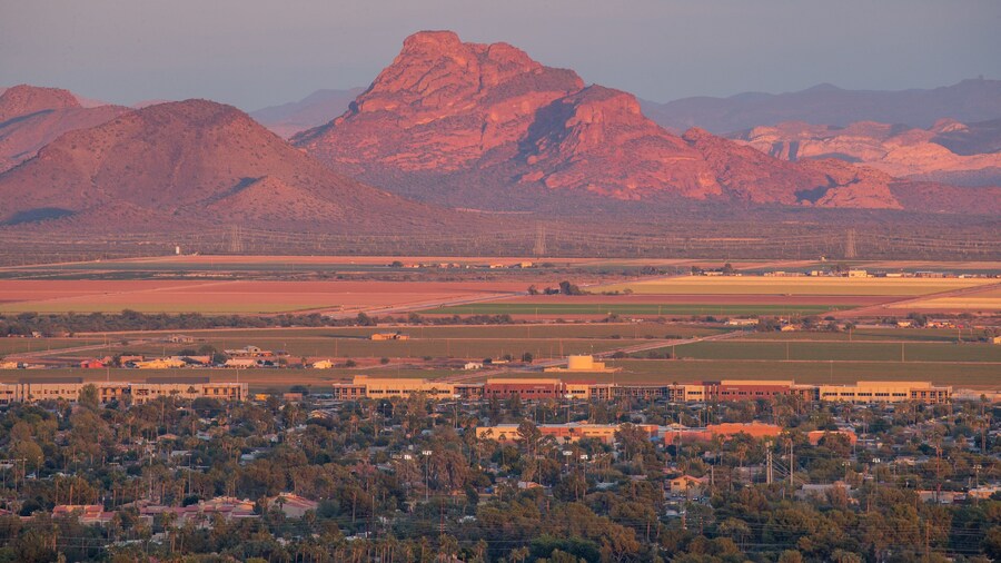 Camelback Mountain featuring landscape views, mountains and tranquil scenes