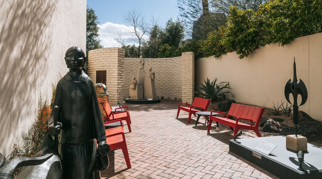 Heard Museum showing a statue or sculpture, outdoor art and a park