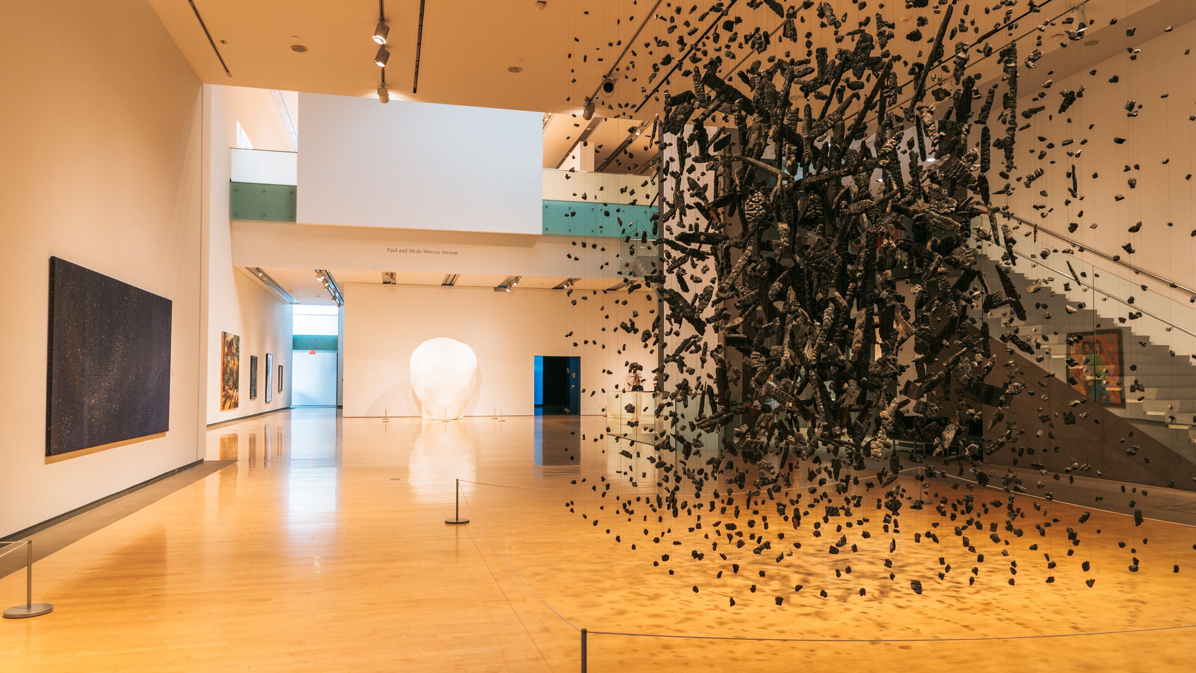 Phoenix Art Museum which includes art and interior views