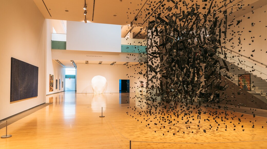 Phoenix Art Museum which includes art and interior views