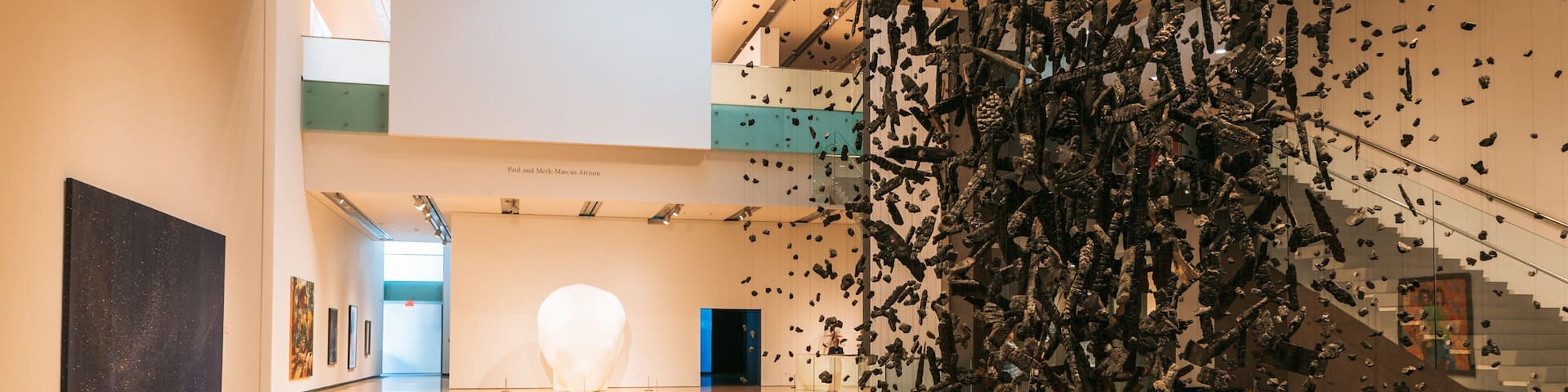 Phoenix Art Museum which includes art and interior views