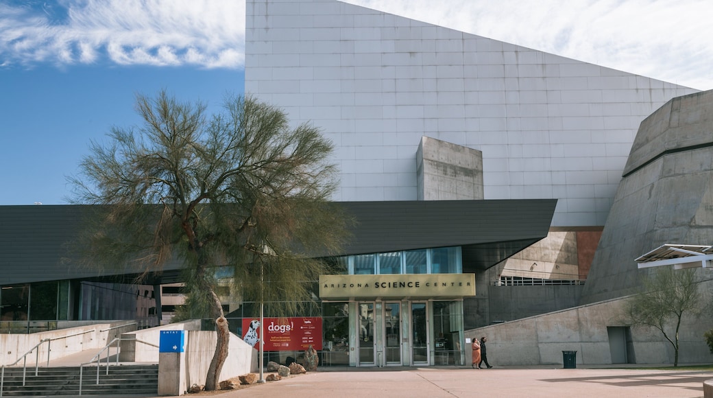 Heritage Square featuring signage