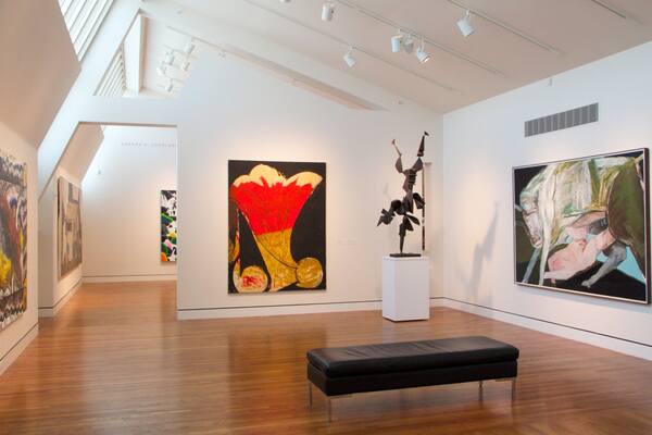 Portland Art Museum showing art and interior views