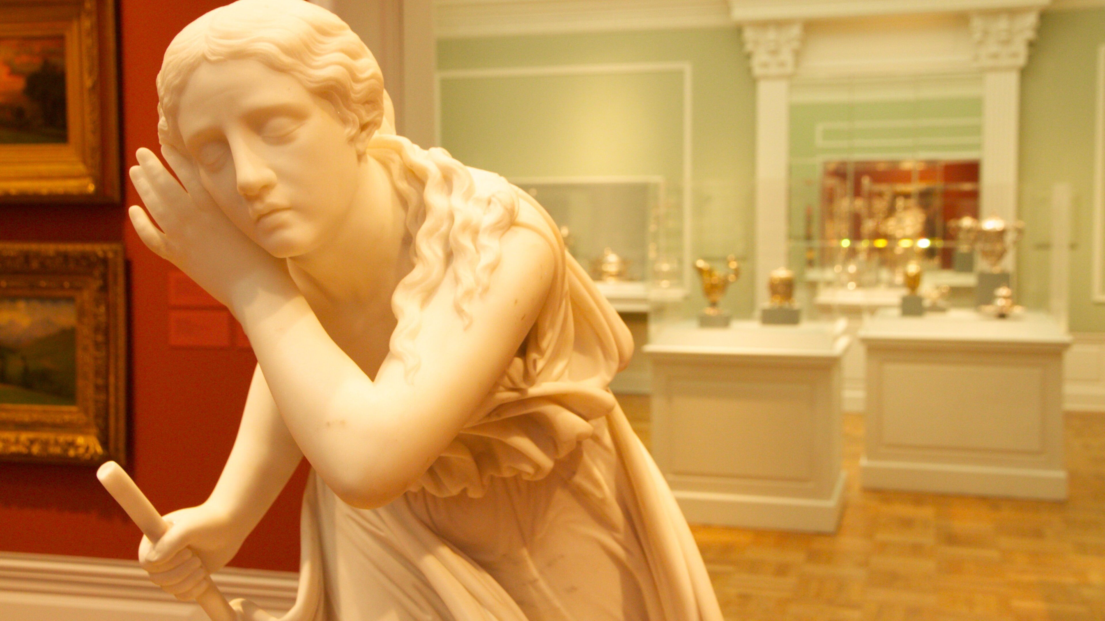 ポートランド美術館 フィーチャー 屋内の眺め, 像あるいは彫刻 と アート