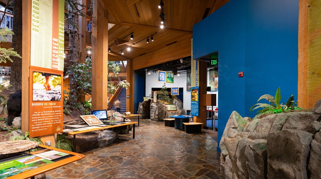 World Forestry Center featuring interior views