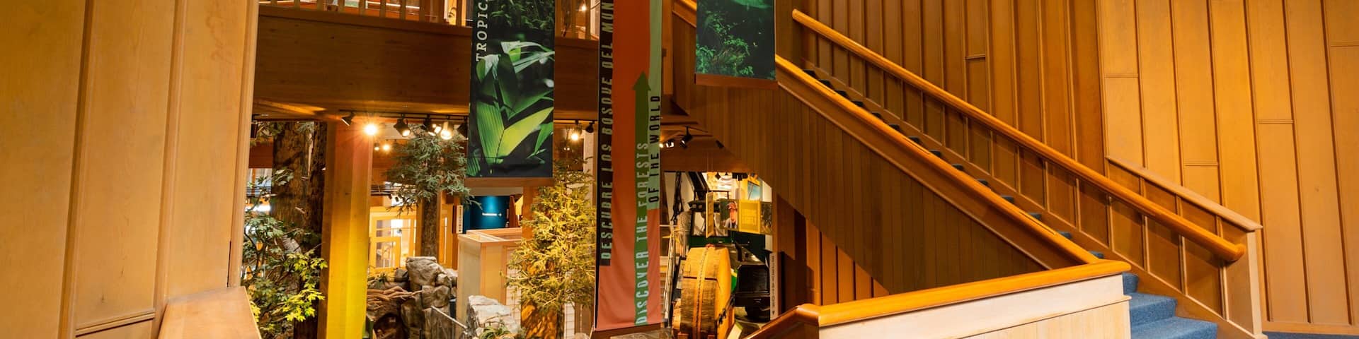 World Forestry Center featuring interior views