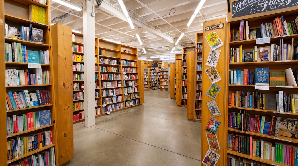 Powell\'s City of Books showing interior views