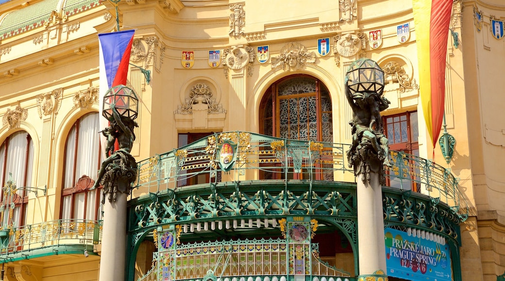 Obecní dům Koncertsal som omfatter kulturarvsgenstande