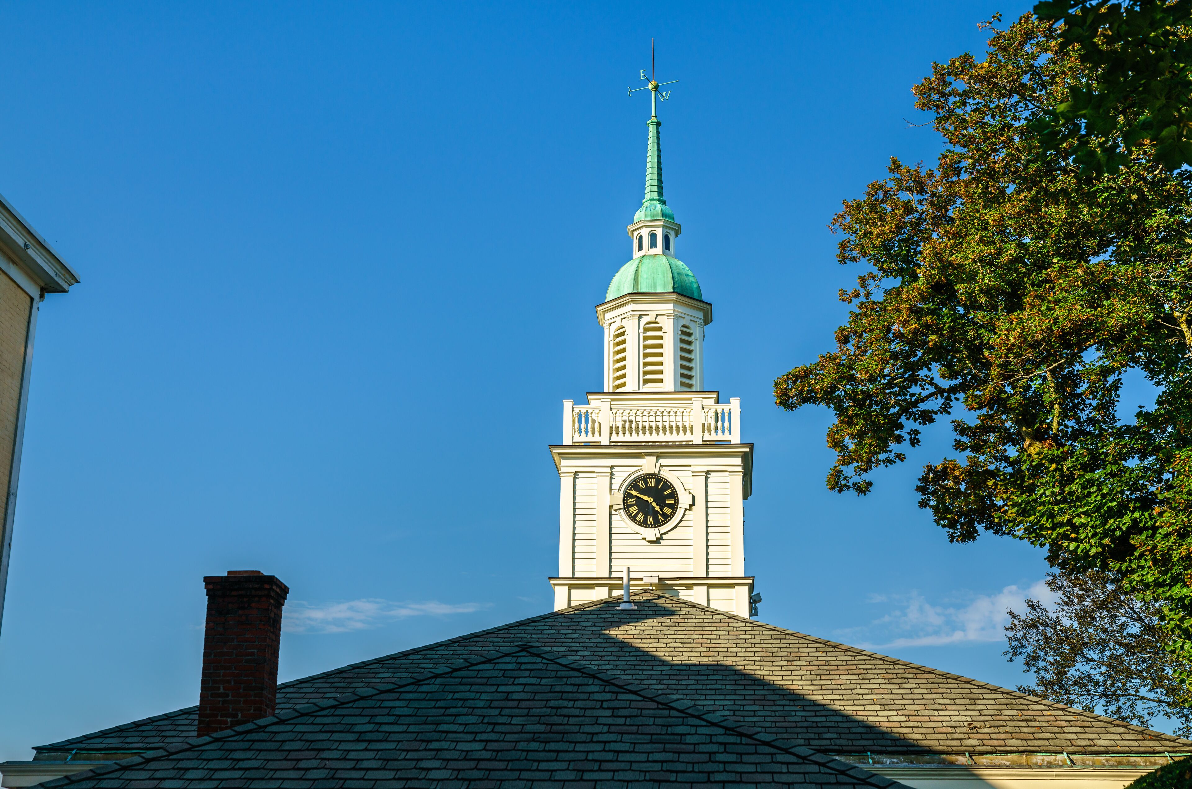 Historic Building on College Hill in Providence, Rhode Island, United States