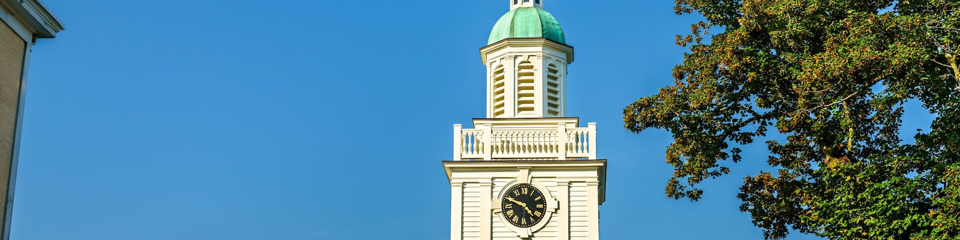 Historic Building on College Hill in Providence, Rhode Island, United States