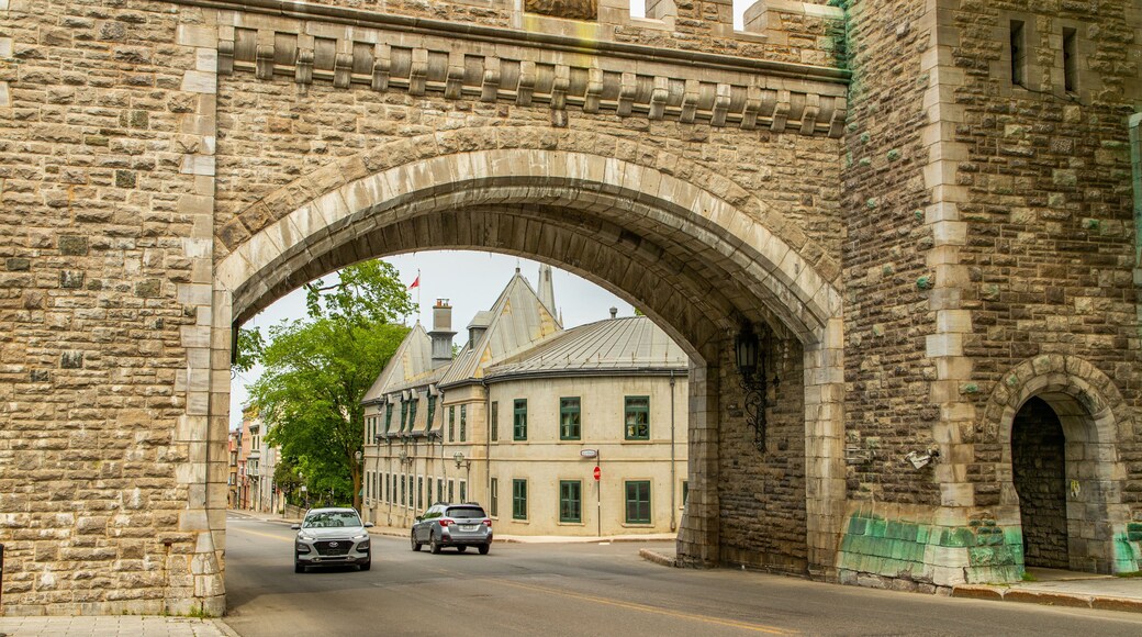 Citadelle of Quebec showing heritage elements
