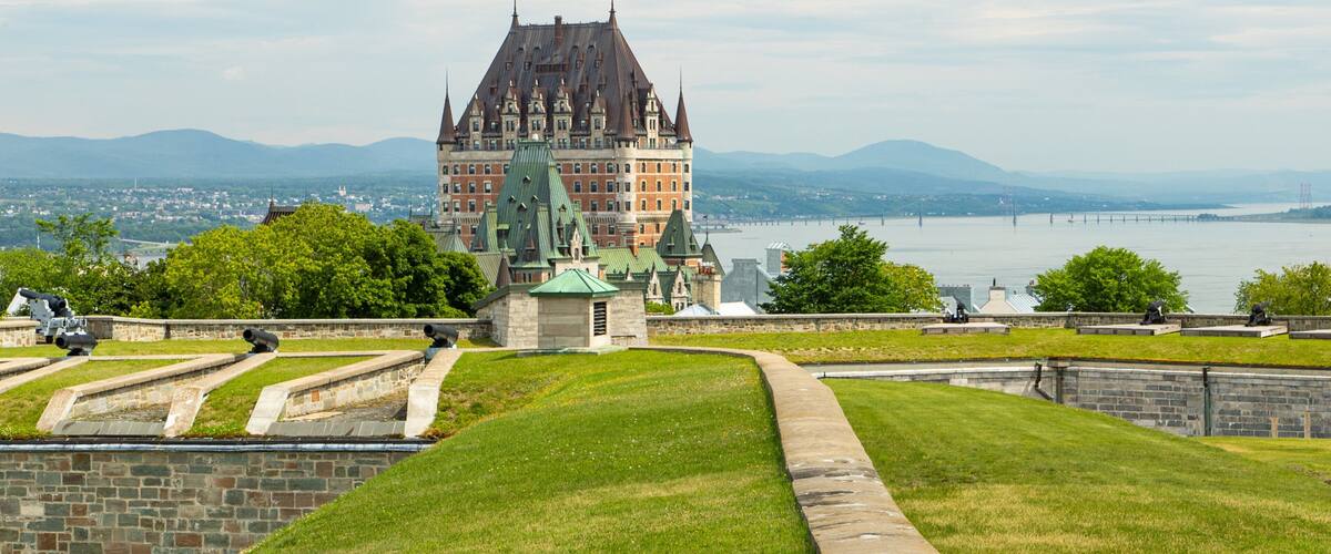 Citadelle of Quebec featuring heritage architecture and general coastal views