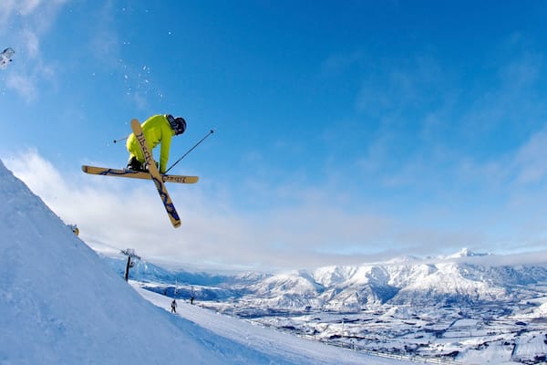 Coronet Peak Ski Area which includes snow skiing as well as a small group of people
