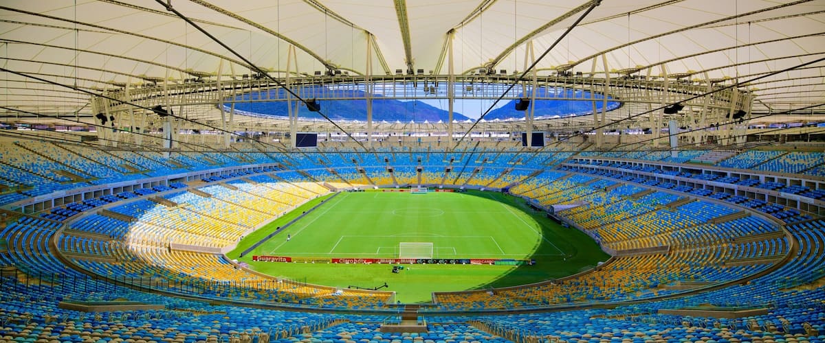 Maracana Stadium featuring modern architecture and interior views