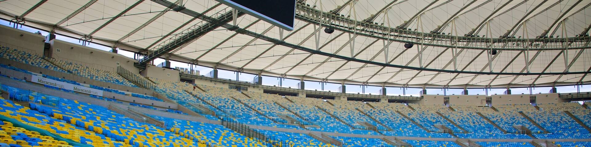 Estadio Mario Filho das einen Innenansichten und moderne Architektur