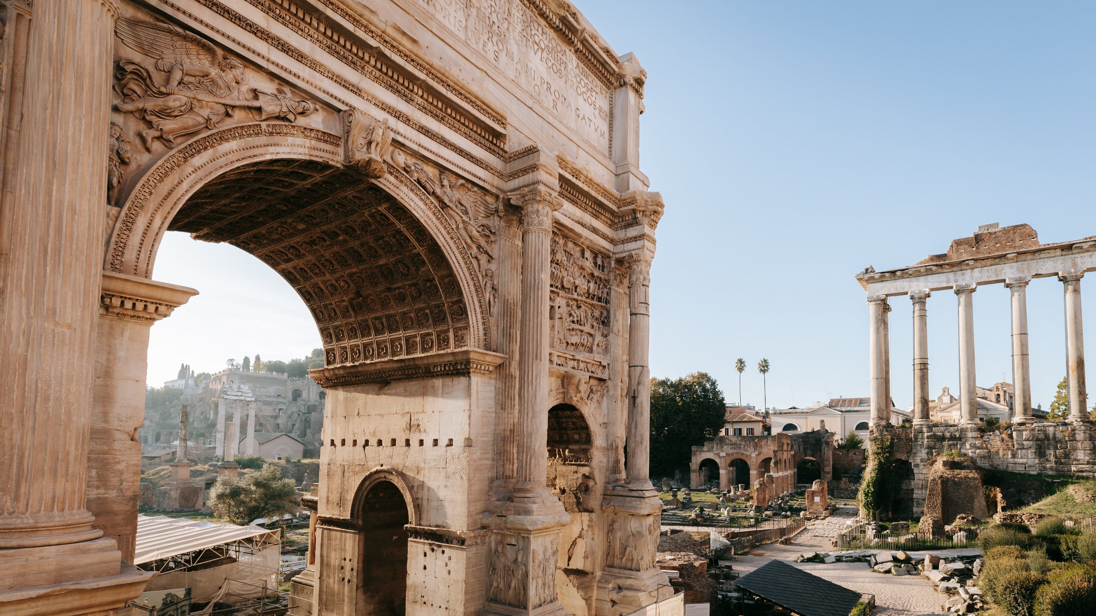 Roman Forum featuring heritage elements, heritage architecture and building ruins