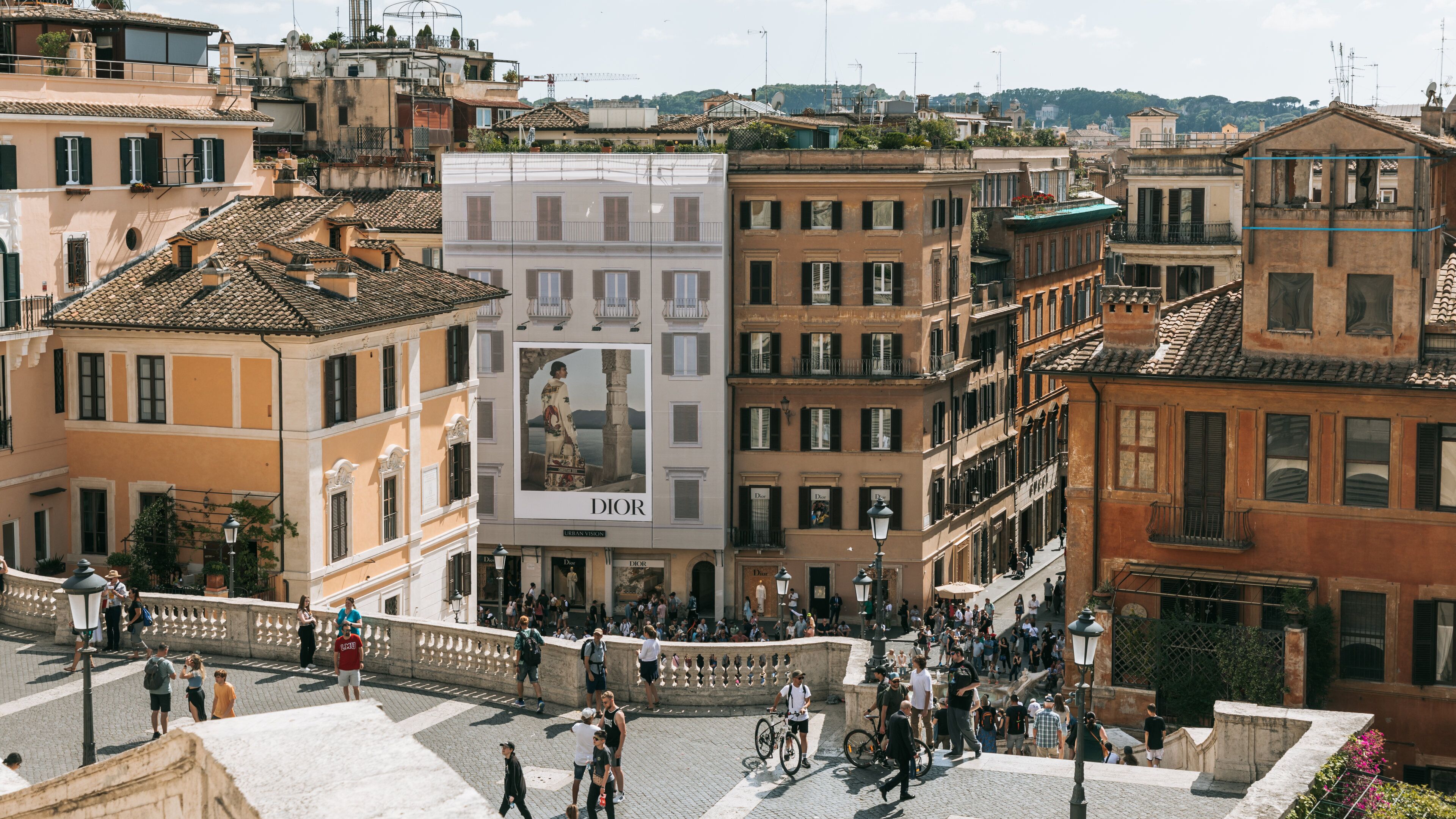 Piazza di Spagna which includes a city and landscape views