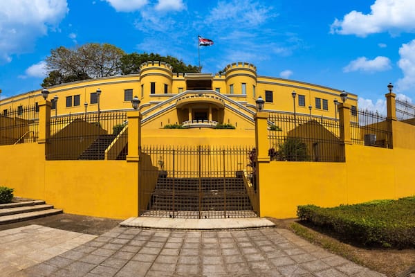 San Jose, Costa Rica, National Museum Building in historic city center