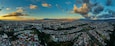 Beautiful aerial view of San Jose City in Costa Rica