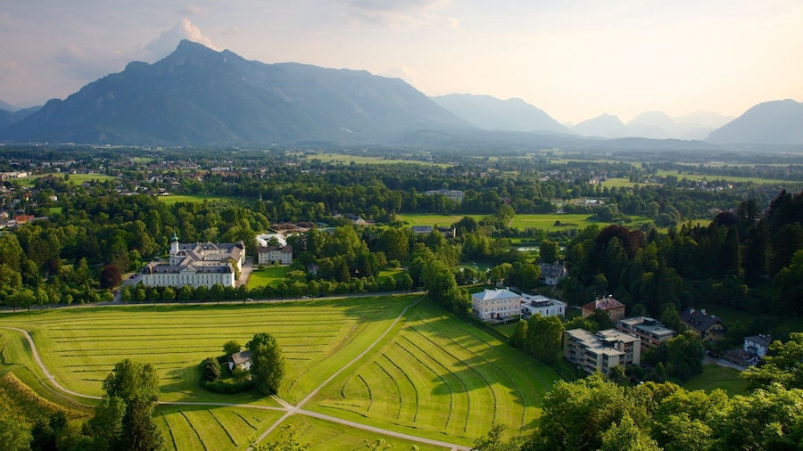 Hohensalzburg mostrando paisagem