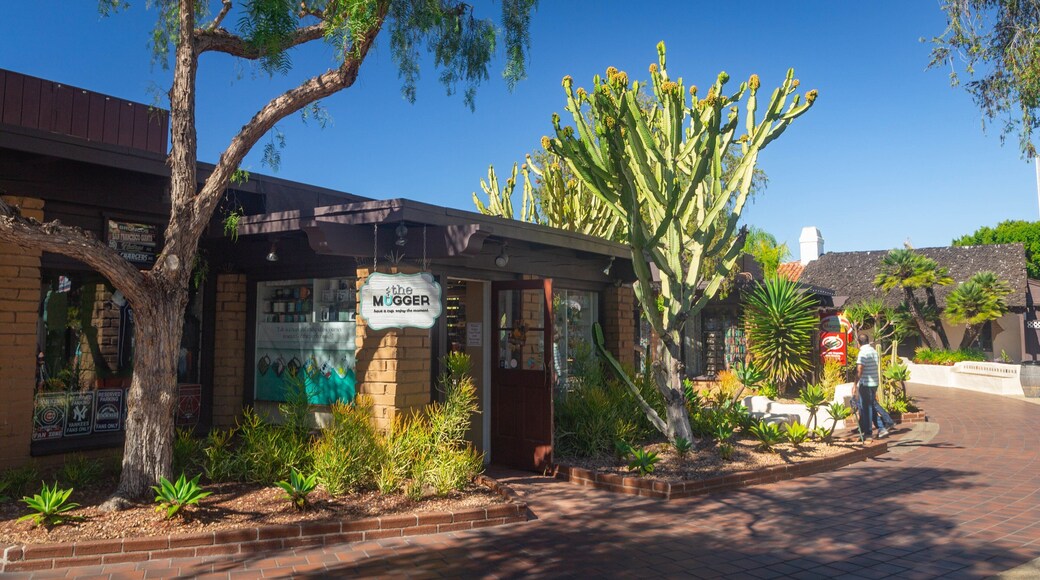Seaport Village featuring signage