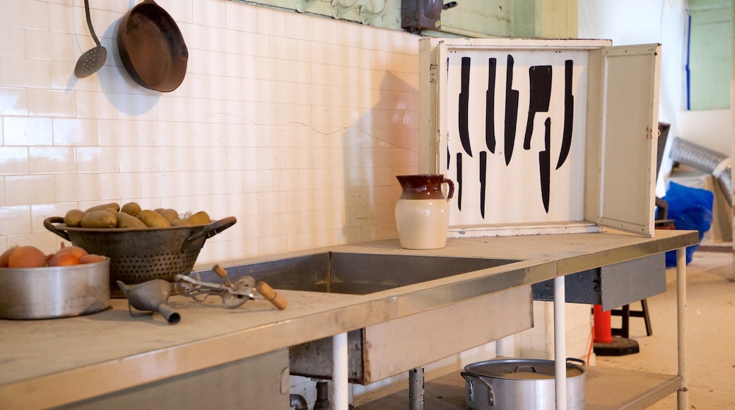 Alcatraz Island featuring interior views